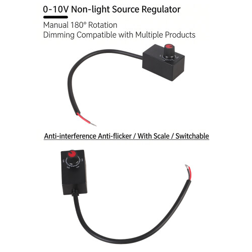 Gradateur LED 0-10 V avec plages de gradation fluides de 5 % à 2