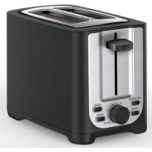 bella 2 Slice Toaster with Auto Shut Off, Extra Wide Slots & Removable Crumb Tray, Cancel, Defrost & Reheat Function, Toast Bread