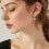 (E) Simple Exquisite Stud Earrings Set 4