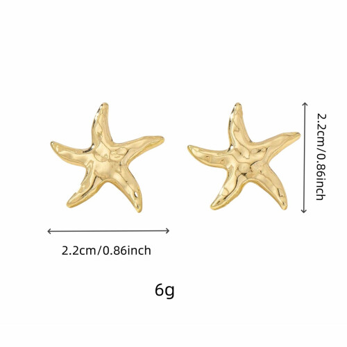 (A) Versatile Starfish Stud Earrings for Women 2