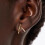 (D) Copper Plated Stud Earrings 2