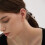 (Silver) Minimalist 5-Point Star Stud Earrings 3-Piece Set 2