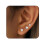(Silver) Minimalist 5-Point Star Stud Earrings 3-Piece Set 4