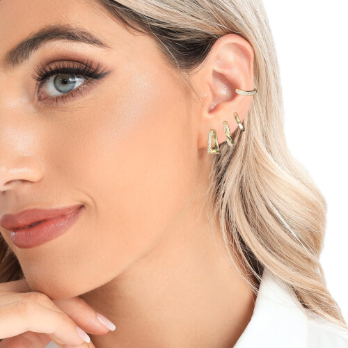(B) Women's Hemp Rope Hoop Earrings 2