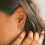 (B) Orecchini a farfalla con fiore e zirconi rosa per ragazze 1