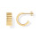 (Gold) Minimalist C-Shaped Bohemian Stud Earrings 4