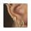 (B) Women's Hemp Rope Hoop Earrings 1