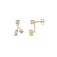 (G) Zircon Stud Earrings: Simple, Versatile & Exquisite Women's Ear Studs