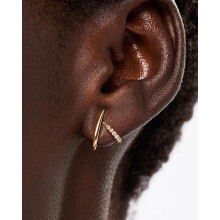 (A) Copper Plated Stud Earrings