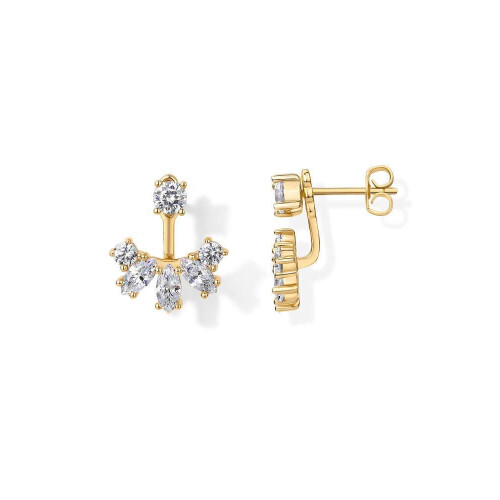 (F) Zircon Stud Earrings: Simple, Versatile & Exquisite Women's Ear Studs