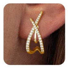 (E) Copper Plated Stud Earrings