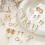 (Silver) Creative Copper Zirconia Stud Earrings Set 5