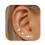 (A) Vintage Sunflower Zircon Stud Earrings 4
