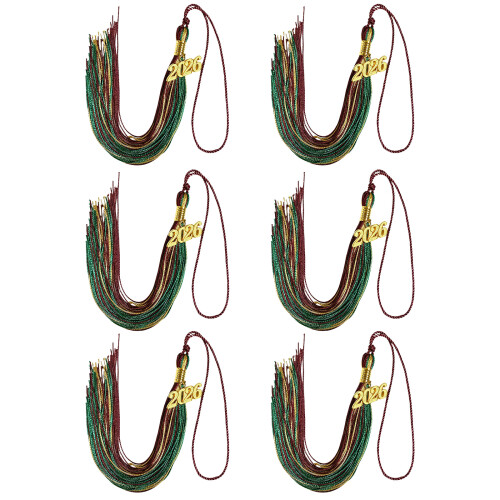 2026 Commencement Tassels Featuring Secure Clip-28 6PCS
