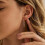 (Silver e1540) Sparkling Zirconia Leaf Studs & Tassel Drop Earrings 3