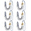 Soft Polyester 2026 Graduation Cap Tassels Year Charm-22 6PCS 1