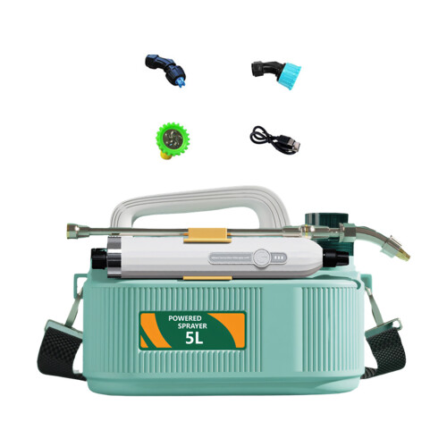 Durable 5L Plastic Liquid Container With-4000mah7.4V green