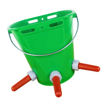 Farm Essential 8L Viehpflegeeimer Praktischer-Grün 3 Münder