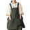 Comfortable Kitchen Apron Breathable Cooking Apron-Army Green 1