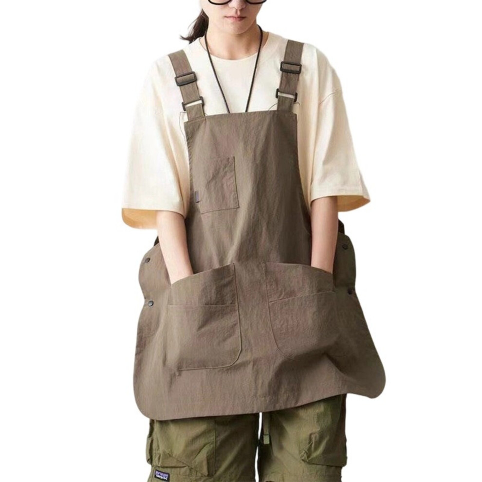Kitchen Apron Water Resistant Cooking Apron For Chefs-Coffee