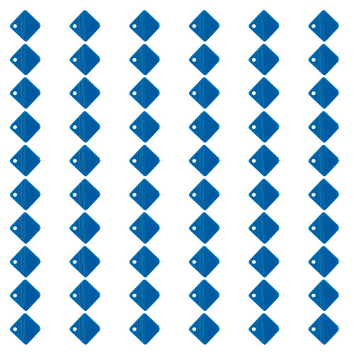 60Pcs Machine Needle Inserter Plastic Threading Aid Quick-Blue