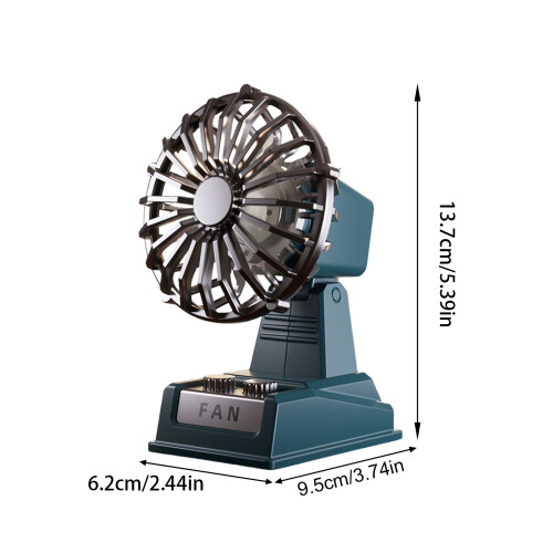 Old Fashioned Small Fan with Powerful Motor and Small-Green 1