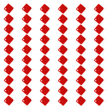 60Pcs Machine Needle Inserter Plastic Threading Aid Quick-Red