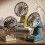 Old Fashioned Small Fan with Powerful Motor and Small-Green 4