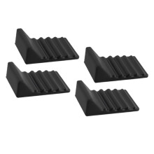 Dustbin Stopper Trash Can Wall Protector Practical Waste-Black