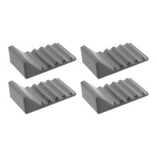 Protecteur mural de poubelle Flexible, protection de-Gris