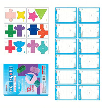 Hands on Assembly Geometry Shapes Demonstrator Models-Blue