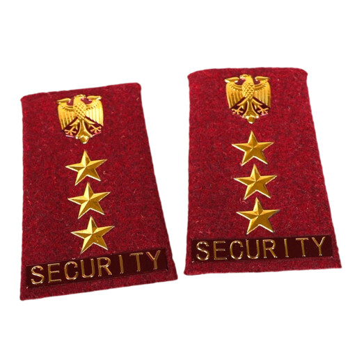 Professional Security Uniform Shoulder Epaulets Patches-B