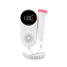 Baby Ultrasonic Detector Fetal Doppler Prenatal Heart Rate Heartbeat Monitor