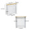 78x20x83Hcm Slatted Vertical White Radiator Cover 3