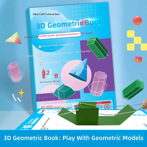 Hands on Assembly Geometry Shapes Demonstrator Models-Blue 2