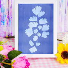 30 Ark Sun Print Paper Kit Cyanotyppapper A4 A5 Solar Printing Kit Sun Art Paper Solpapper för Barn Vuxna