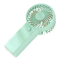 Portable Small Fan Handheld Fan AM4 Battery Operated Lightweight Small Pocket Fan For Office Outdoor Travel Green