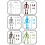 Figurines d'action squelette T13 avec sceptre et 2 types de 4