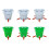 Stable 8L Capacity Animal Feeding Bucket For-Green 1 mouth 6