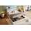 5ft King Upholstered Bed Frame with Hydraulic Storage 3
