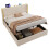 5ft King Upholstered Bed Frame with Hydraulic Storage 5