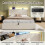 5ft King Upholstered Bed Frame with Hydraulic Storage 12