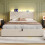 5ft King Upholstered Bed Frame with Hydraulic Storage 18