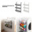 Effective Refrigerator Side Shelf System With 3 Layers-White 3
