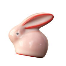 Cartoon Ceramics Pippy Figurine Teacup Hiddens Animal-hare
