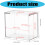 Dreifache Acryl-Sammelboxen mit starken Magneten, 3