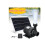 Ηλιακή αντλία νερού 20w 800l/h Dc12v για σιντριβάνι κήπου - Χαμηλού θορύβου 1