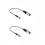 PCS Mini XLR 3pin αρσενικό σε συμβατότητα με καλώδιο ήχου Canon για μεταφορά διεπαφή 1