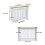 (112x20x83cm )  Vertical White Radiator Cover 3