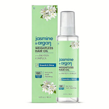 Leichtes Argan-Jasmin-Haaröl, Bändigt Frizz und pflegt trockenes, krauses Haar, 100 ml